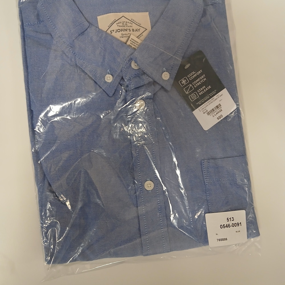 St. John's Bay Blue Men's Shirt